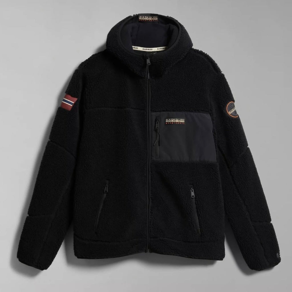 Napapijri Yupik Fleece Full Zip Black
