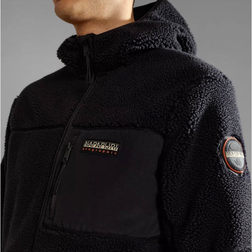 Napapijri Yupik Fleece Full Zip Black
