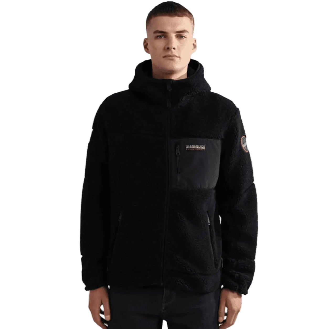 Napapijri Yupik Fleece Full Zip Black